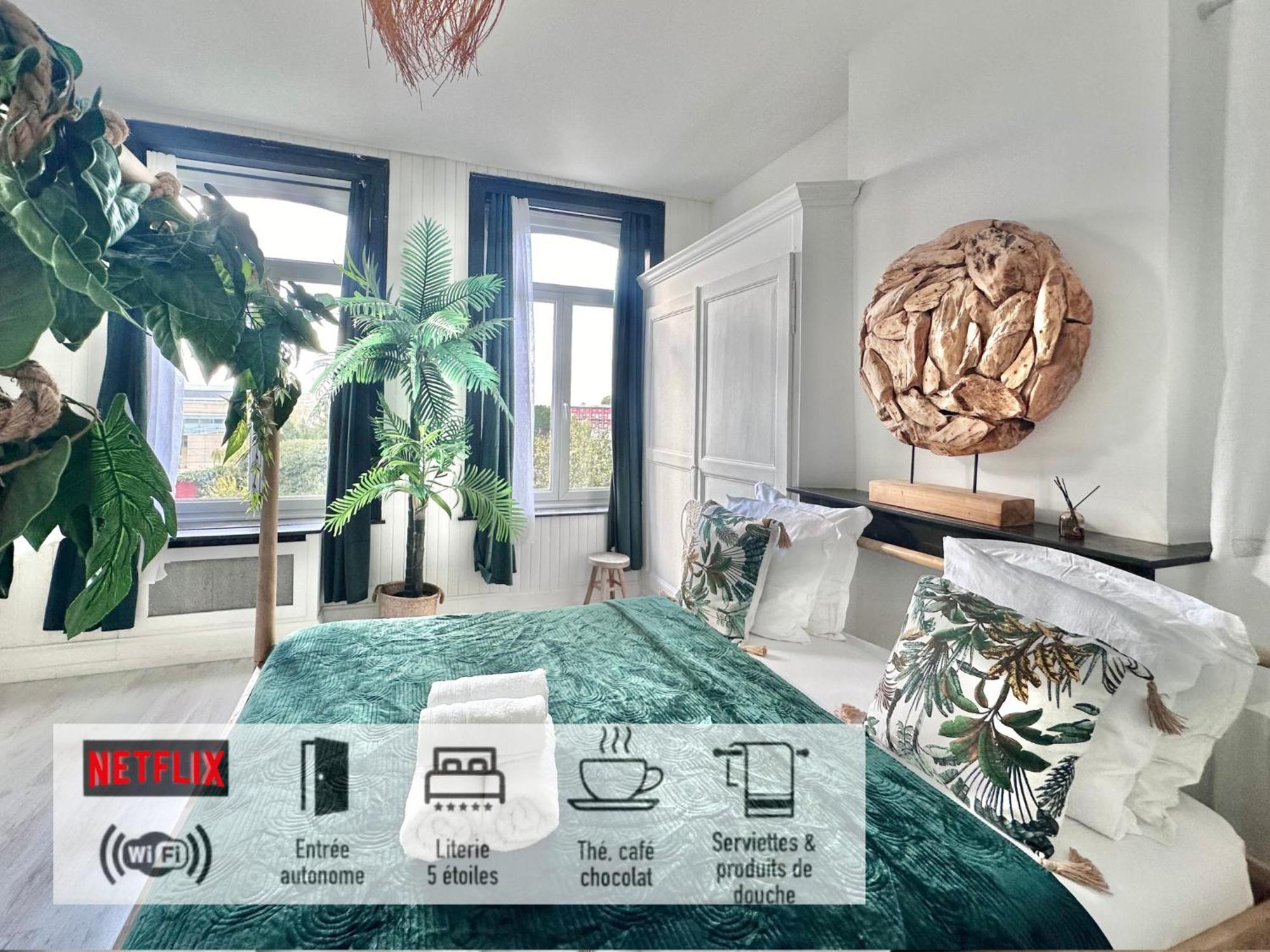 04 Tourcoing - St Barth Style Jungle Room Ngoại thất bức ảnh